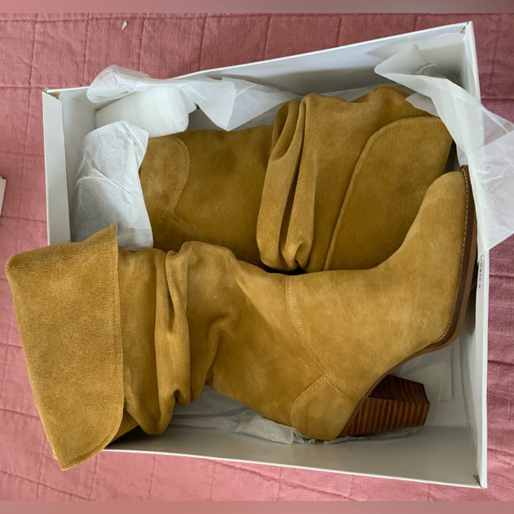 Tan Baker Shoes boots, size 7